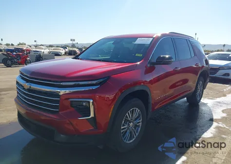 2025 Chevrolet Traverse Fwd Lt z USA, uszkodzony, nr VIN 1GNERGRS5SJ306219